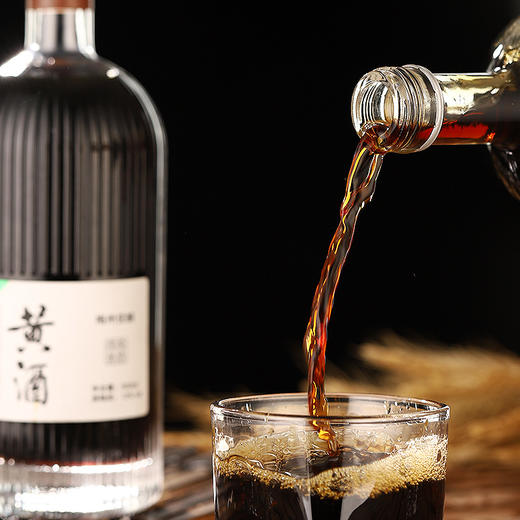 【畲坑客家黄酒】梅州特产糯米酒，古法火炙，五年陈酿 500ml瓶装 商品图1