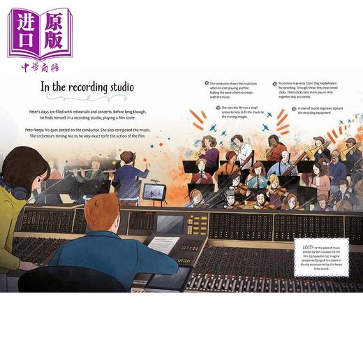 【中商原版】A Little Book of the Orchestra: The Trumpet 乐团小册子：小号 英文原版进口图书 儿童绘本音乐故事知识图书 商品图2