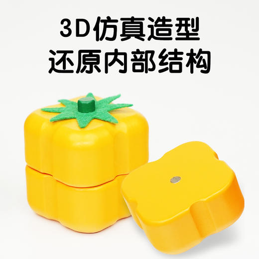 迪杰熊木制磁性切切乐 商品图2