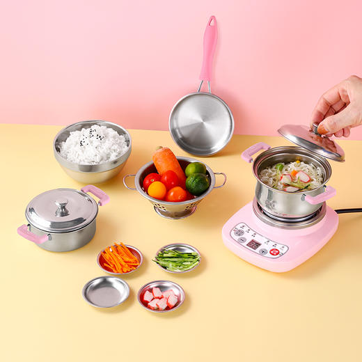 众嘉儿童真煮厨房32件套 欢乐过家家，小小厨神养成记，孩子模仿大人模样体验真实切食材，手感提升动手能力越玩越聪明。厨具齐全玩法多种多样，可真煮做饭开启小小大厨之旅。 商品图2