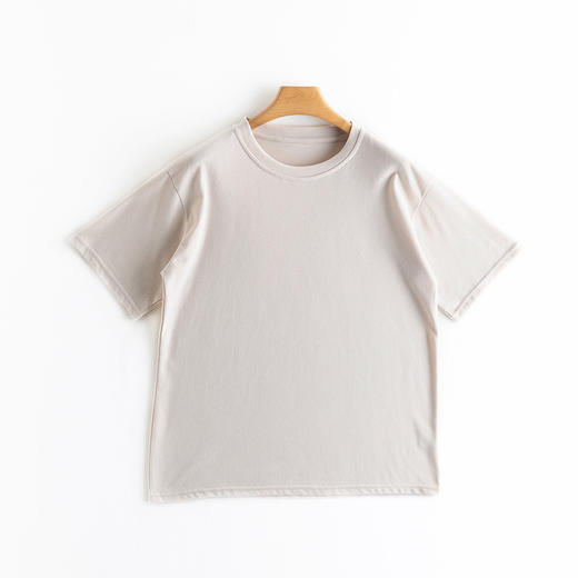 【马卡龙棉T恤】纯色女装春夏外穿宽松打底上衣圆领内搭套头短袖 商品图7