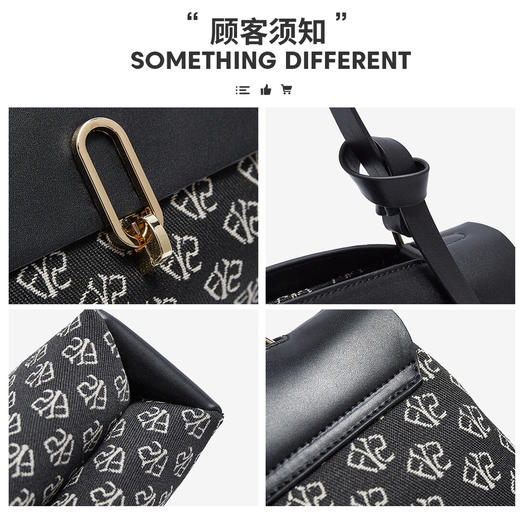 Safiya/索菲娅2023新款印花手提包大容量单肩包女士斜挎包包女包SF9140067Y 商品图5