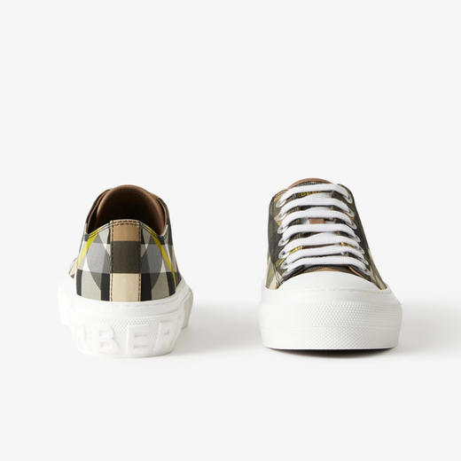 BURBERRY 巴宝莉 女士大号格纹棉质休闲运动鞋 格子 8064281 B4500 商品图3