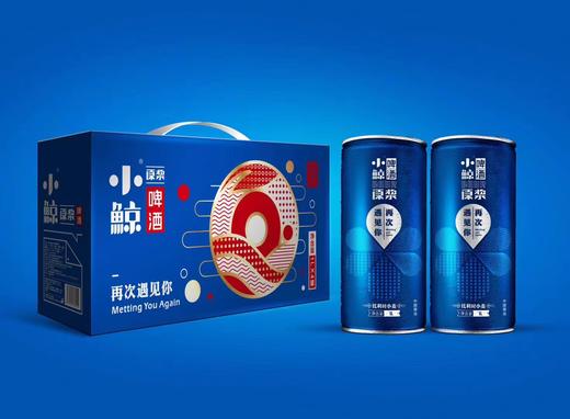 小鲸小麦啤酒1L*6 进口麦芽 口感醇厚 商品图5