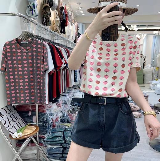 女圆领短袖T9262 商品图0