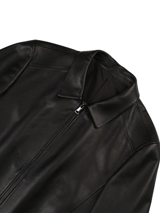 callisto黑色羊皮革皮衣 SSFLT301TD 商品图1