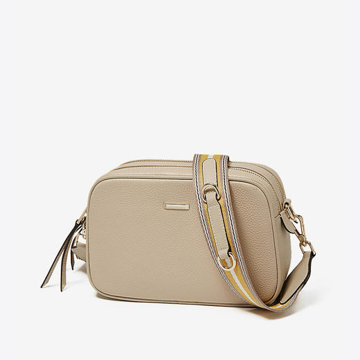 Safiya/索菲娅2023新款纯色风小方包手提包手机包单肩包女士斜挎包女SF9135026Y 商品图3