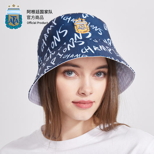 【三星冠军款】阿根廷国家队官方商品丨双面渔夫帽夏季帽子梅西迷 商品图2