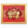 【彼达思】金箔画结婚娃娃婚庆金石良缘创意实用摆件新婚礼物送新人闺蜜朋友 商品缩略图0