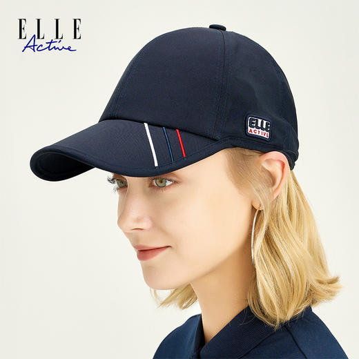 ELLE Active 女装夏季新款拼色防晒遮阳鸭舌帽 商品图1