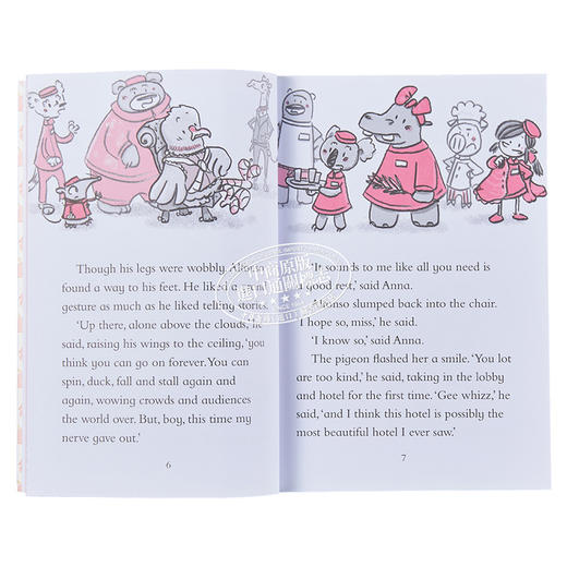 【中商原版】Hotel Flamingo 1-4 火烈鸟公馆4册 儿童故事绘本 幽默小说图画书 英文原版 进口图书 6-9岁 儿童读物 商品图5