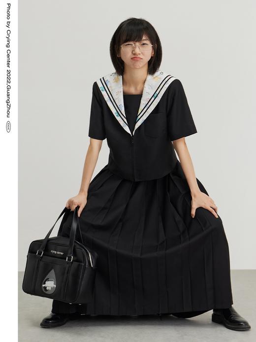 CryingCenter alldollscode 日本校供jk制服 夏季短袖黑二本 商品图1