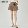 oldcolour2022夏季新品休闲通勤短裤女O25071373 商品缩略图4