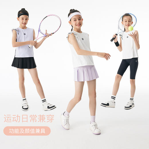 onmygame女童运动背心夏装儿童运动衫无袖网球吊带上衣可外穿 商品图4