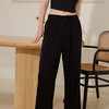 弗利少女屋阔腿裤女垂感宽松直筒长裤薄款莫代尔家居休闲运动睡裤 商品缩略图2