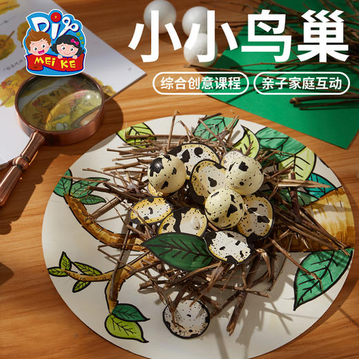 小小鸟巢创意美术手工diy儿童绘画涂色幼儿园制作材料包机构玩具 商品图1