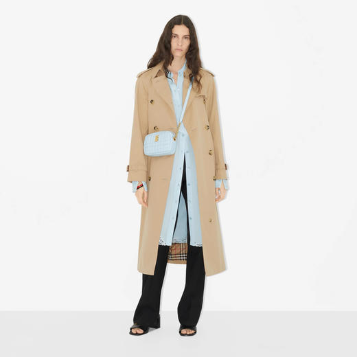 BURBERRY 巴宝莉 女士皮革TB专属标识迷你 Lola 萝纳相机包 浅蓝色 8066150 A1397 商品图3