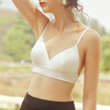 金三塔大U美背内衣法式纯色交叉肩带可插片真丝无钢圈文胸  NZFBA393 商品缩略图1