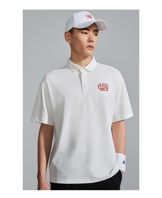 匹克POLO短袖男中国系列纯棉T恤夏季休闲运动半袖透气上衣健身短TDF632271 商品图1