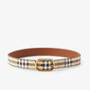 【一】BURBERRY 巴宝莉 女士格纹拼皮革腰带 格子 8066059 A7026 商品缩略图0