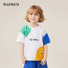 【80-140】男童夏款拼接落肩短袖T恤MQDmini 商品缩略图0