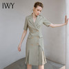 IWY/夏季高端设计款气质女神范职业西装裙面试正装正式场合短袖连衣裙232025Q1 商品缩略图2