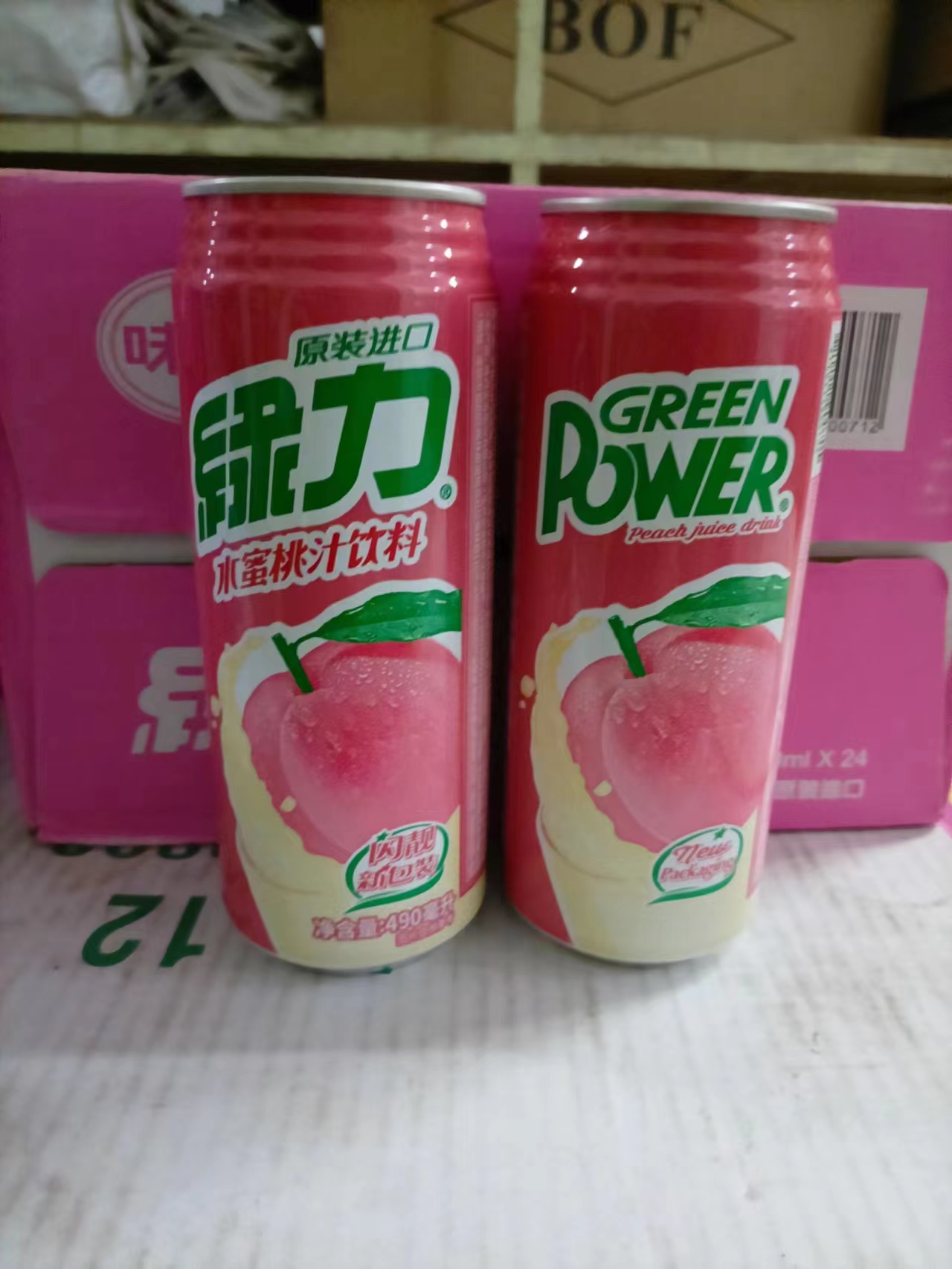 绿力水蜜桃汁480ml   4710111900705