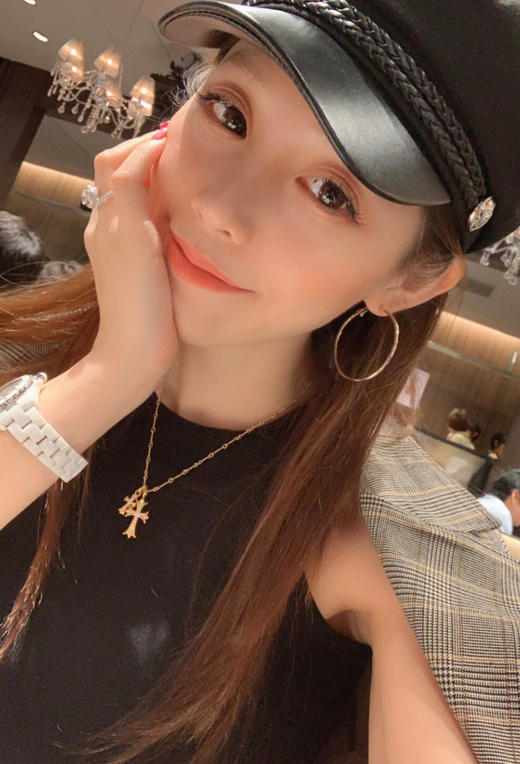 22K金十字架项链 商品图2