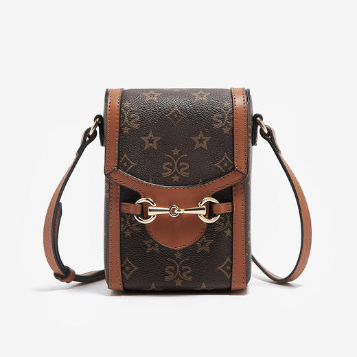 Safiya/索菲娅2023新款印花手机包百搭单肩包包女式斜挎包女包SF9140035Y 商品图2