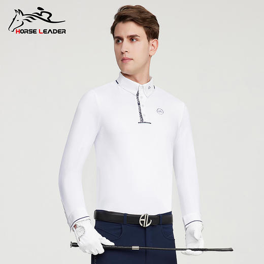 horseleader春夏薄款男士马术长袖T恤-13801 商品图1