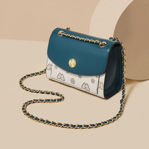 Safiya/索菲娅2023新款链条包时尚小方包单肩包女斜挎包女包SF9140057Y 商品图1