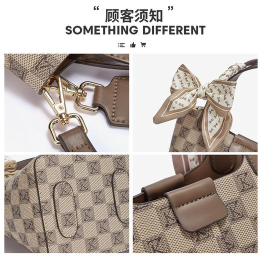 Safiya/索菲娅2023新款手提包时尚百搭水桶包单肩包女斜挎包女包SF900312Y 商品图5