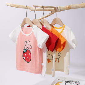 夏季短袖T恤衣服宝宝小童袖上衣婴儿新款薄款