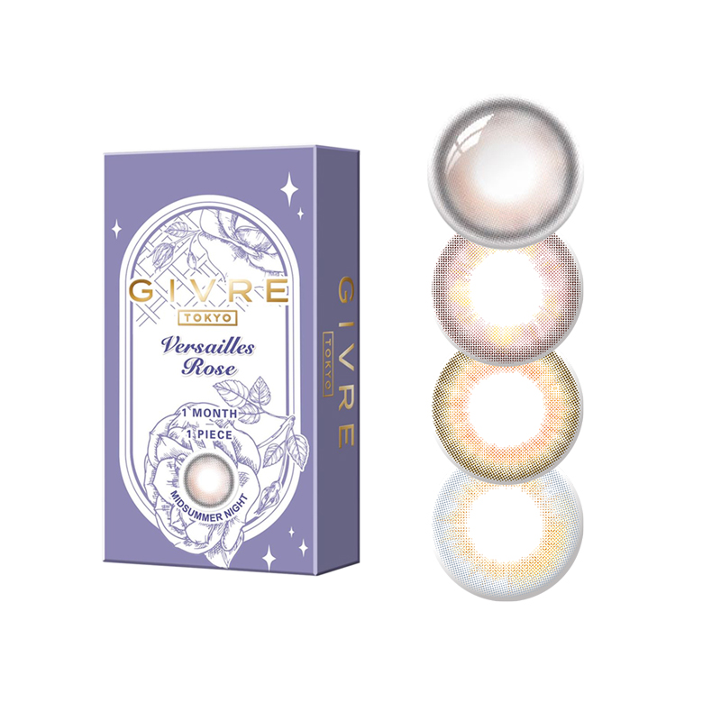 「四川自营仓发货」Givre 绮芙莉 凡尔赛玫瑰系列 日本美瞳 中文版 月抛1片装