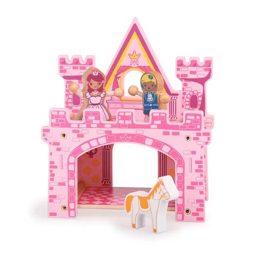 【会员兑换】摩伽积木拼装玩具益智公主城堡宝宝男女孩木制玩具3岁以上4到6-8 商品图3