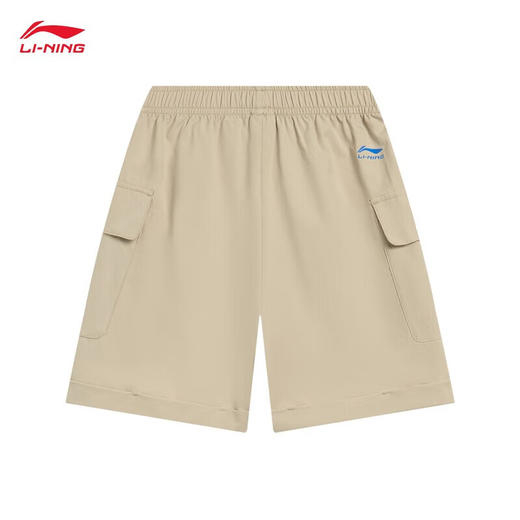 【140断码】李宁（LI-NING）丨奥斯华联名童装运动短裤女大童宽松短裤裤子YKST028【库存有限，如无货将做退款，介意慎拍！】 商品图1