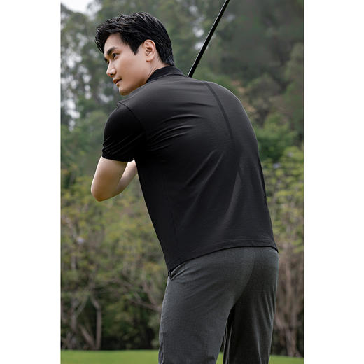 【断码清仓】HX 夏季翻领短袖T恤Y102320183101POLO杉 商品图4