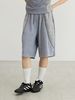 cryingcenter 华夫格拼接宽松舒适运动棉质短裤 商品缩略图3