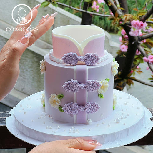 时光美人 旗袍奶油蛋糕 商品图3