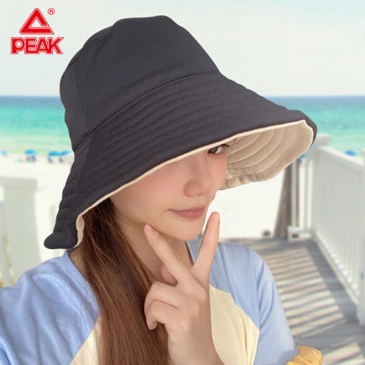 匹克（PEAK）渔夫帽   夏季防晒女遮阳帽   YH01301 商品图5