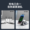 【热销】Anker安克磁力魔方苹果三合一无线充电器适用于iPhone14iwatch手表座airpods耳机Magsafe支架 Y1811 商品缩略图3