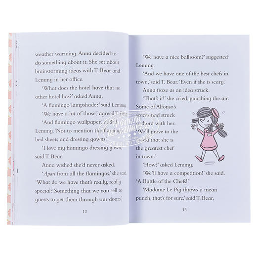 【中商原版】Hotel Flamingo 1-4 火烈鸟公馆4册 儿童故事绘本 幽默小说图画书 英文原版 进口图书 6-9岁 儿童读物 商品图7