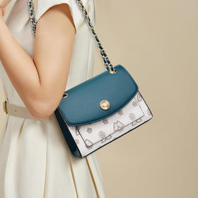 Safiya/索菲娅2023新款链条包时尚小方包单肩包女斜挎包女包SF9140057Y