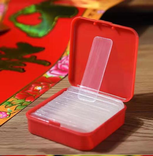 「拍1发5！9.9元包邮」透明无痕贴 居家日用对联春联用双面贴婚车婚房不残留双面胶 商品图2