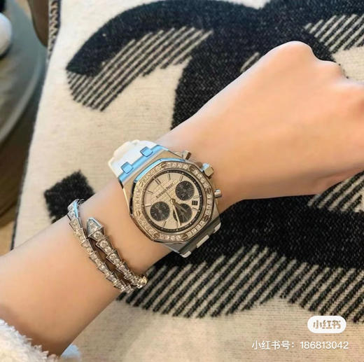 AP 皇家橡树离岸天然真钻女士手表 商品图4