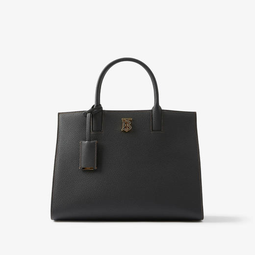 BURBERRY 巴宝莉 女士小牛皮TB专属标识小号 Frances 包 黑色 8060974 A1189 商品图0