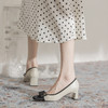 【服装鞋包】-2023新款方头玛丽珍单鞋粗跟高跟鞋 商品缩略图0
