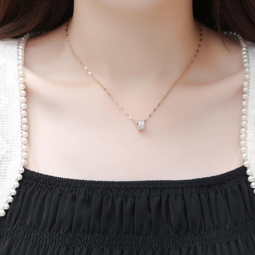 时尚气质，拼接长款连衣裙QYM-CSF2330-Y 商品图3