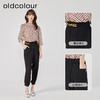 oldcolour2023夏新款设计感高腰休闲束脚直筒宽松长裤女O23073351 商品缩略图3