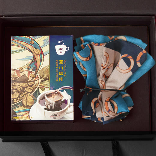 【野鼬咖啡】牙买加蓝山丝语礼盒（挂耳咖啡10g*7包+丝巾*1条） 商品图2